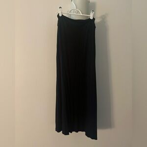 Black maxi skirt